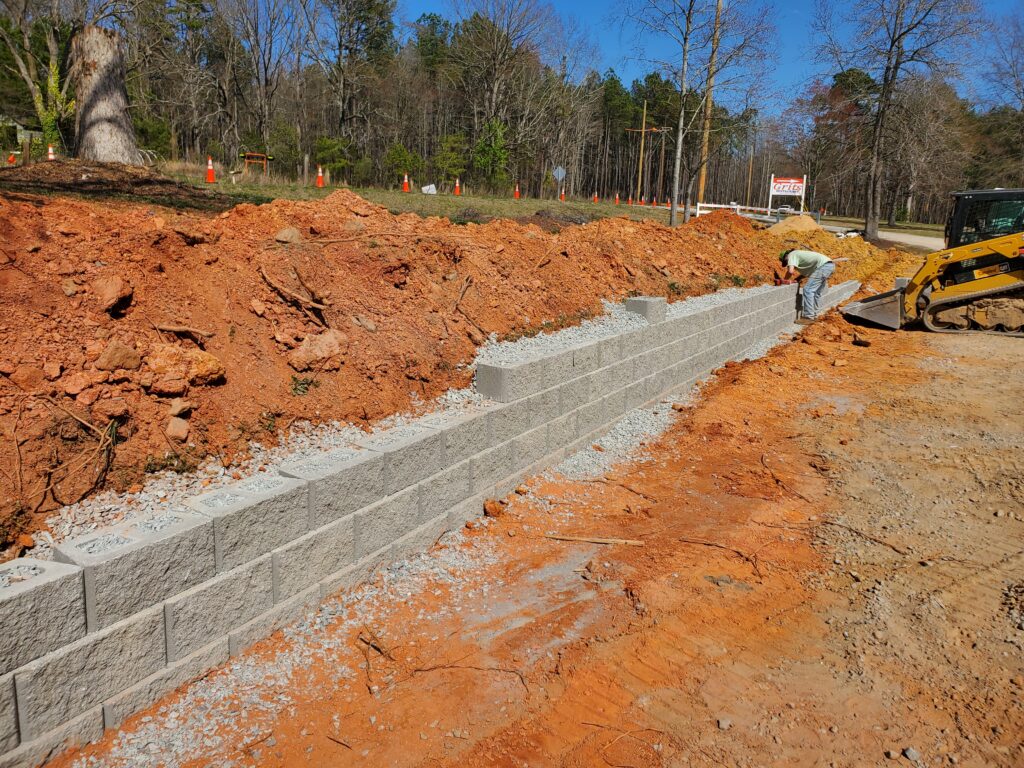 retaining walls 12